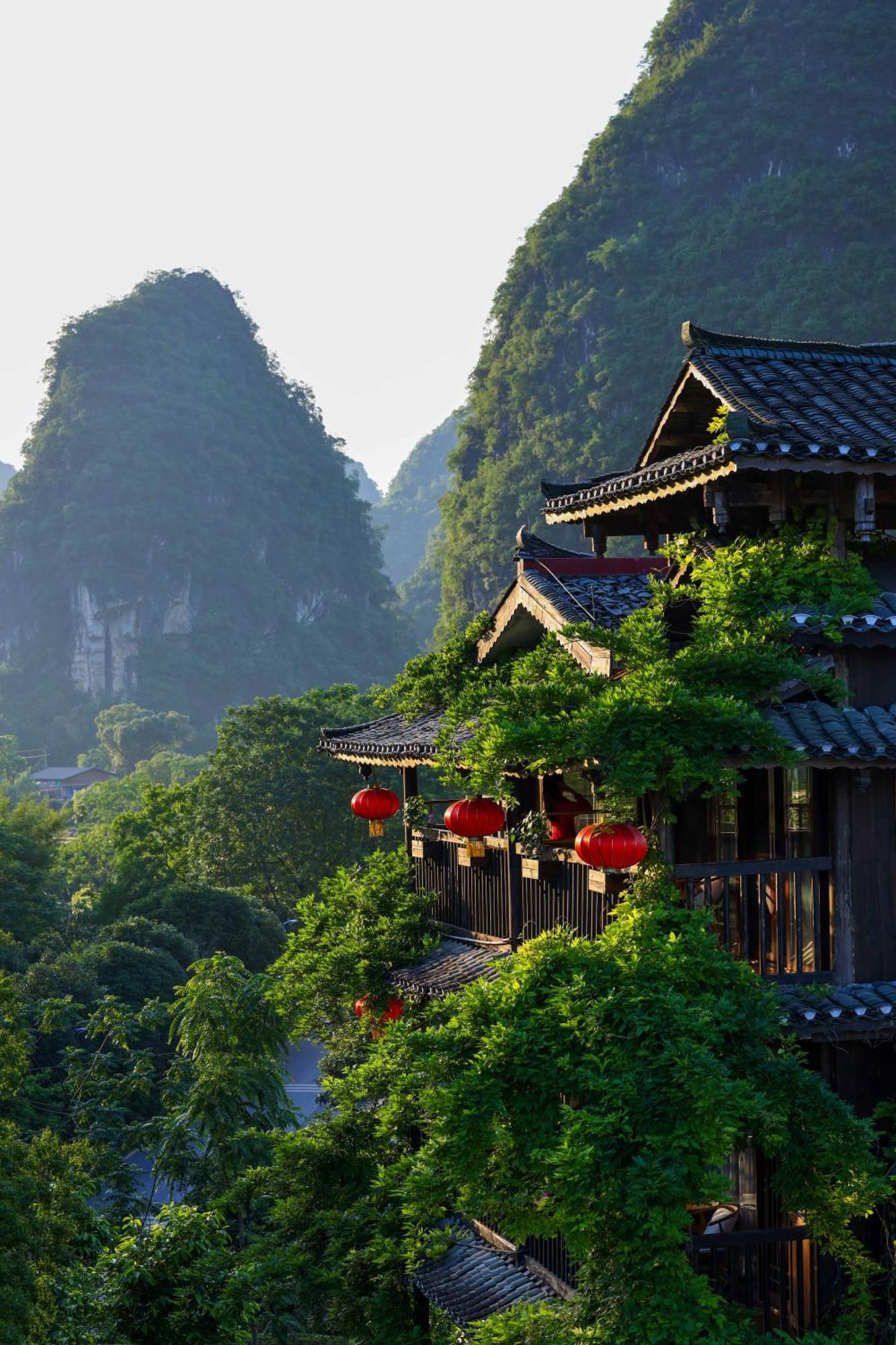 Affittacamere Yangshuo Tea Cozy--One Way Free Pick Up From Airport Or Ts 4 Nights Esterno foto