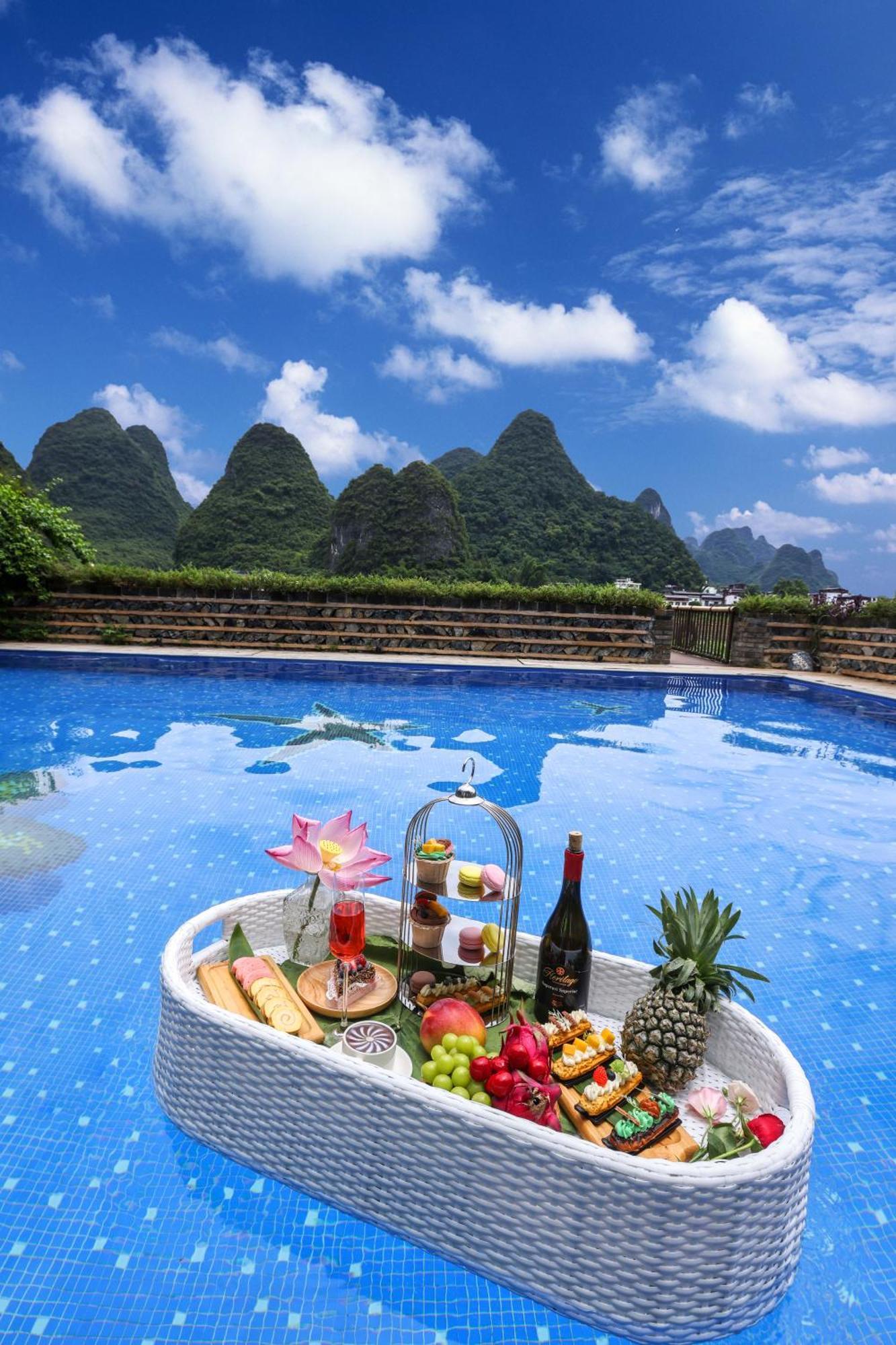 Affittacamere Yangshuo Tea Cozy--One Way Free Pick Up From Airport Or Ts 4 Nights Esterno foto