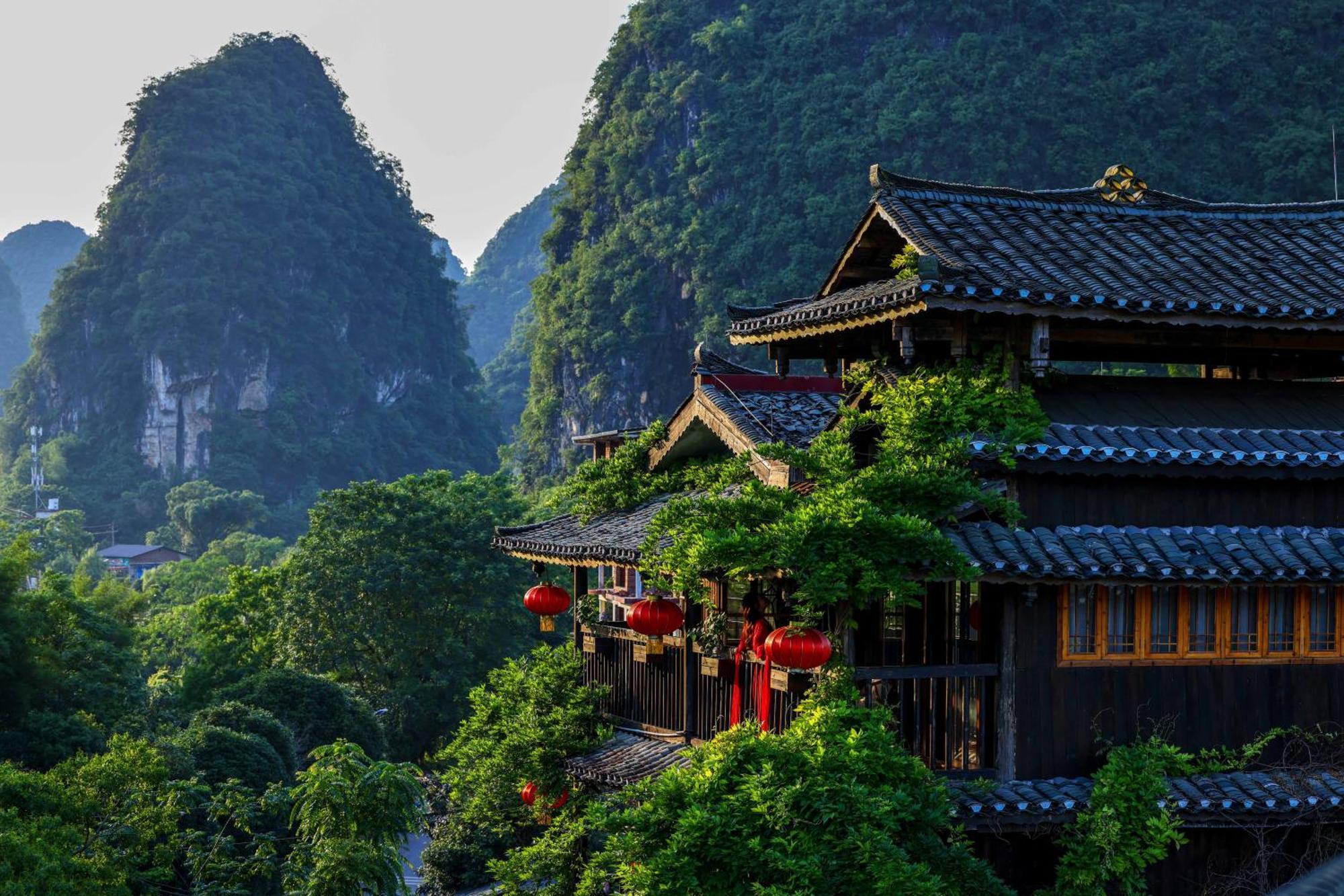 Affittacamere Yangshuo Tea Cozy--One Way Free Pick Up From Airport Or Ts 4 Nights Esterno foto